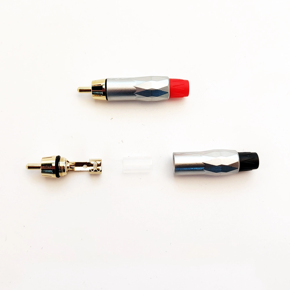 New RCA Male Connector Audio Male Connector (R0050BG)