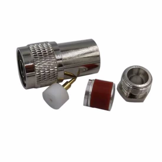 Connettore a morsetto maschio tipo N coassiale RF per 5D